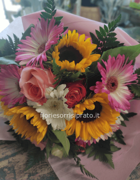 Bouquet di girasoli