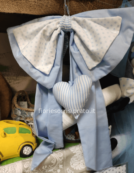 Fiocco Nascita celeste