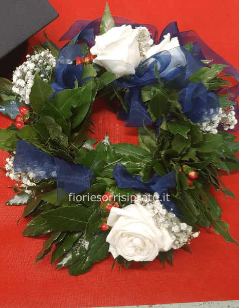 Corona d'alloro per Laurea