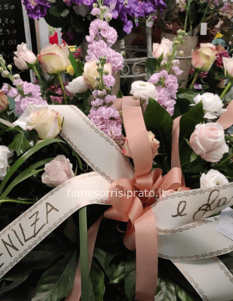 Cuscino funebre scalato