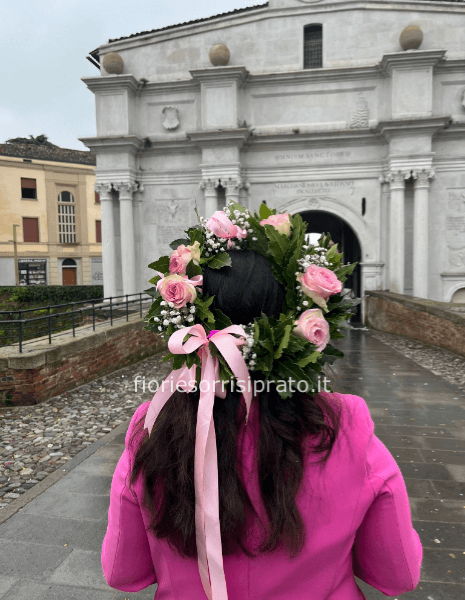CORONA ROSE BIG E GYPSOPHILA