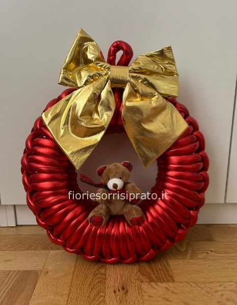 Ghirlanda Natalizia con filo 