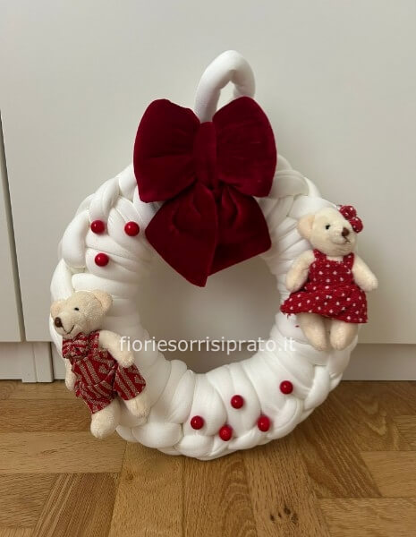 Ghirlanda Natalizia con filo 