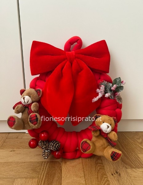 Ghirlanda Natalizia con filo 