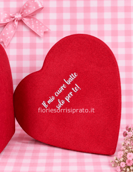 SCATOLA CUORE PERSONALIZZATA