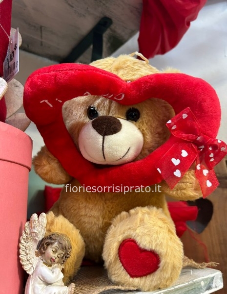 PELUCHE ORSETTO CUORE 