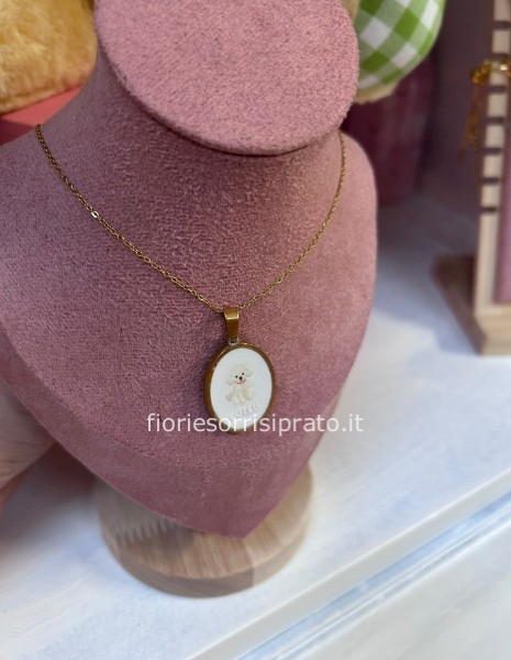 COLLANA BARBONICINO BIANCO