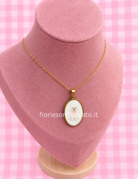 COLLANA BARBONCINO BIANCO